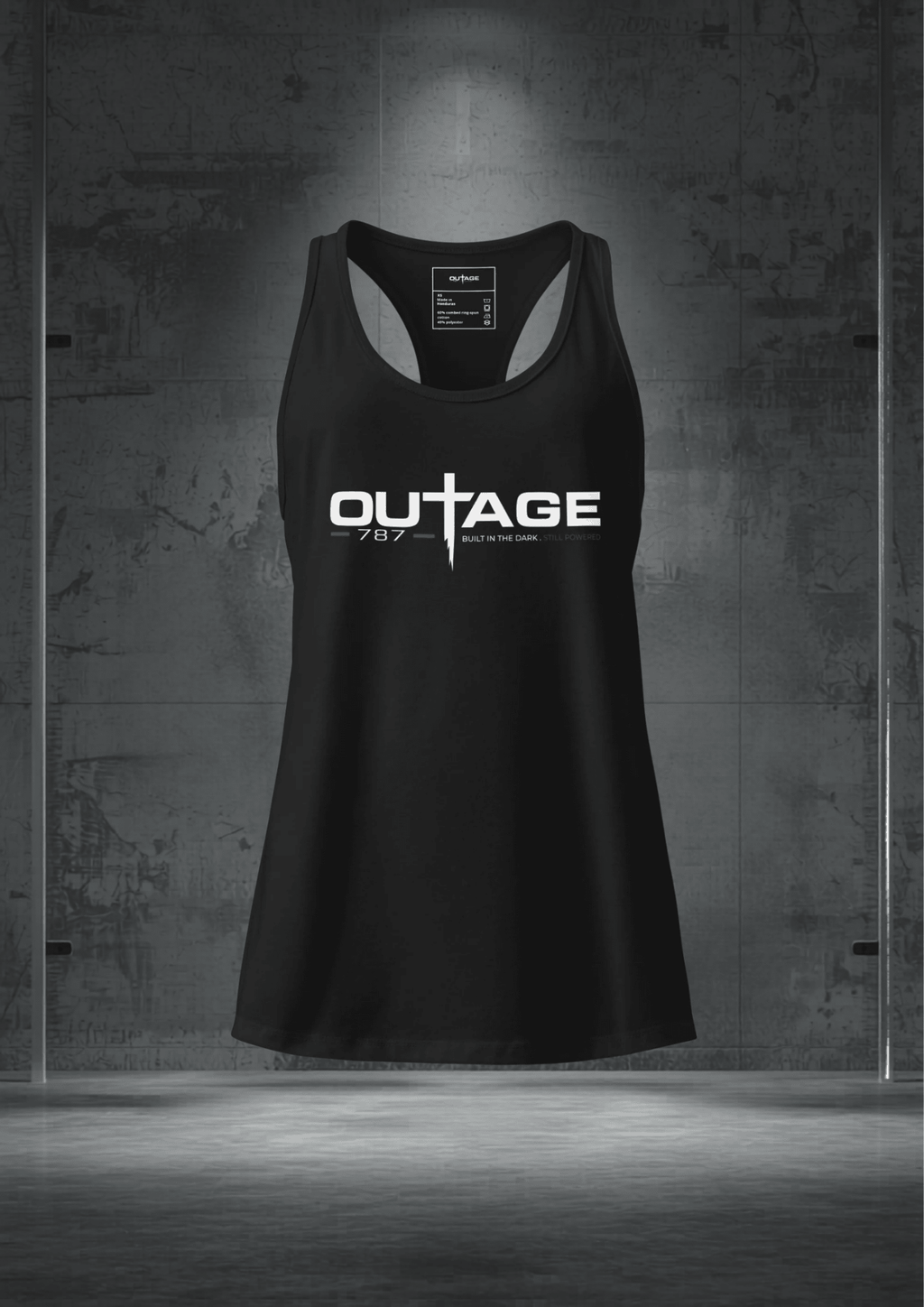 Women’s fitted racerback tank top