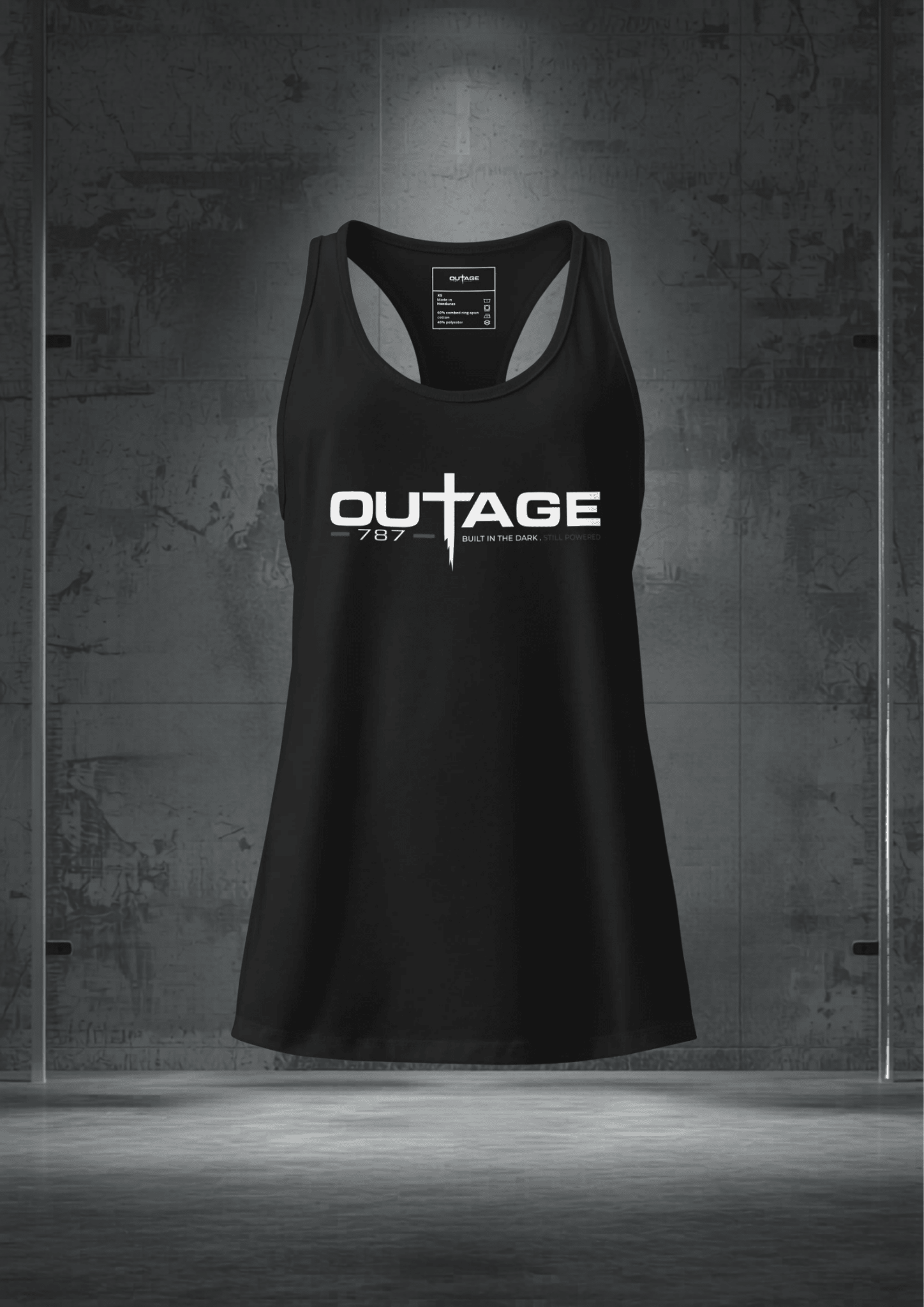 Women’s fitted racerback tank top