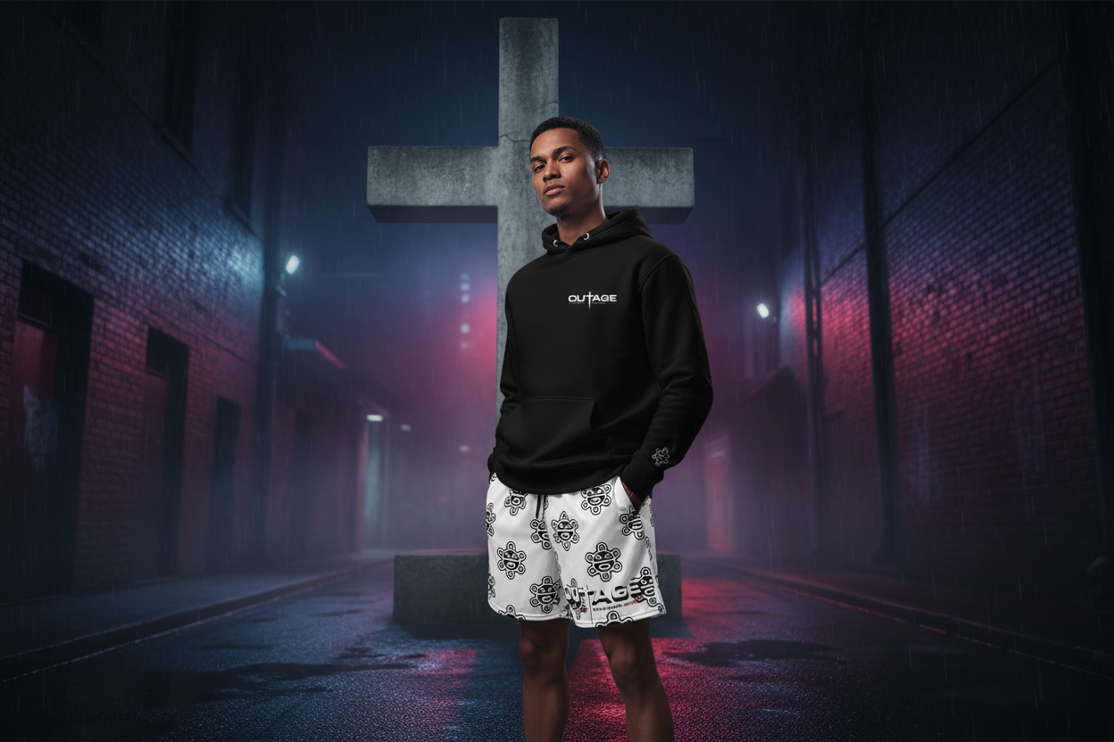Boricua Hoodie & Mesh Shorts Hero