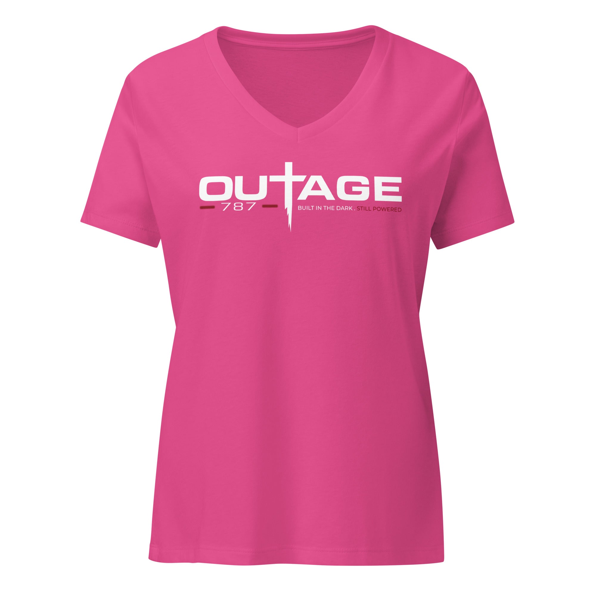 Women’s relaxed v - neck t-shirt
