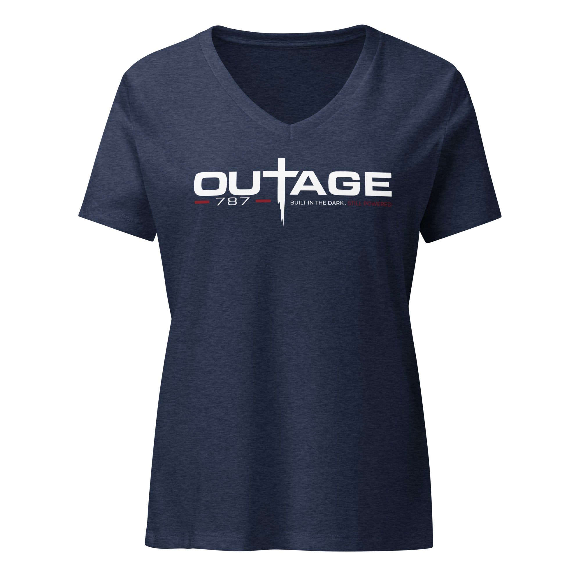 Women’s relaxed v - neck t-shirt
