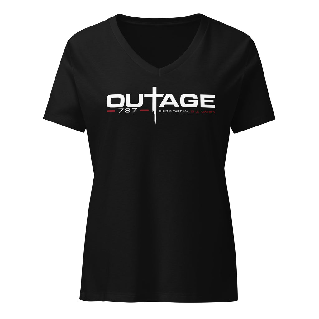 Women’s relaxed v - neck t-shirt
